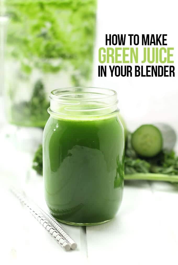 Don't have a juicer? No problem! Here's a step-by -step tutorial on how to make green juice in your blender!
